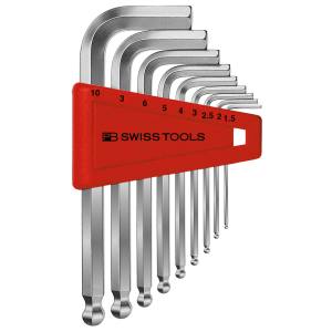 PB スイスツールズ SWISS TOOLS PB スイスツールズ 212H-10 ボール付六角棒レンチセット パックナシ