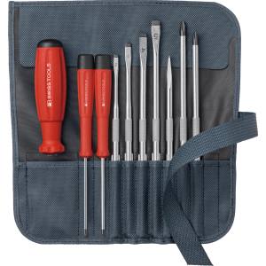 PB スイスツールズ SWISS TOOLS PB スイスツールズ 8218GY 差替式ドライバーセット 9本組 グレー