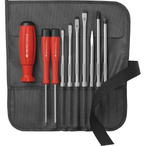 PB スイスツールズ SWISS TOOLS PB スイスツールズ 8218BK 差替式ドライバーセット 9本組 ブラック