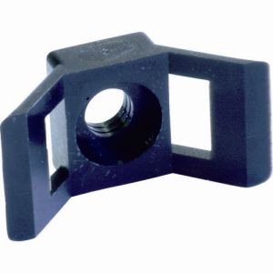 SapiSelco SapiSelco SUP.3.401 ケーブルタイ固定具 ネジ込 9mm 黒 100個入 