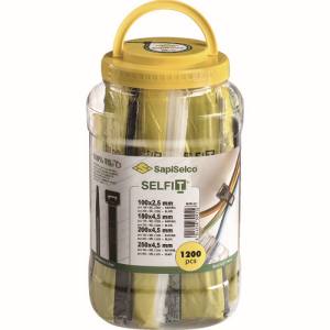 SapiSelco SapiSelco BUCK.001 バケットケーブルタイ ミックス 1200本 100～250m