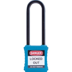 イファム IFAM イファム 044766 ロックアウト用南京錠 ナイロン製シャックル ツル長 青