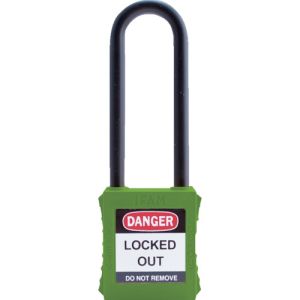 イファム IFAM イファム 044846 ロックアウト用南京錠 ナイロン製シャックル ツル長 緑