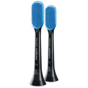 フィリップス PHILIPS フィリップス HX8072/11 替えブラシ ソニッケアー舌磨きブラシ ブラック 2本組