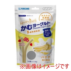 フォーキャンス フォーキャンス ハッピー スリーフェアリー かむヨーグルト バナナ 14個入