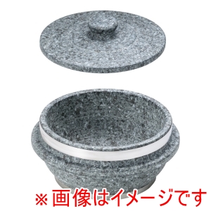 遠藤商事 TKG TKG 長水 石焼釜 補強付 フタ付き YS-0218A 18cm 遠藤商事