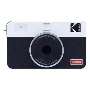 コダック Kodak コダック Kodak PMS2R-C210RW Mini Shot 2 RETRO 液晶モニター付きインスタントカメラ ホワイト